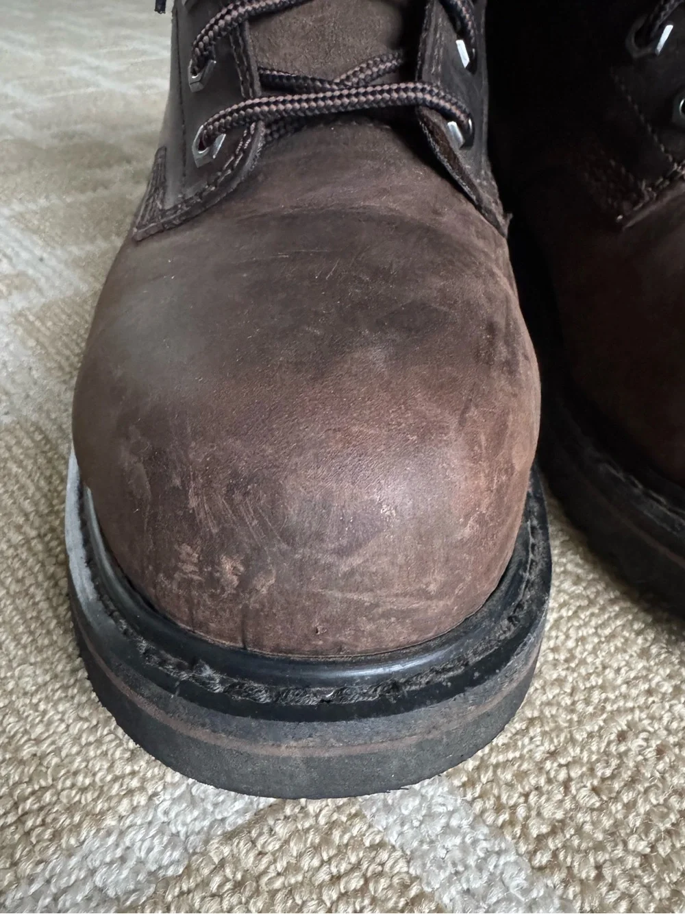 Timberland PRO Pit Boss 6” Steel Toe EH Work Boots Streetwear Brown Men’s 8.5W